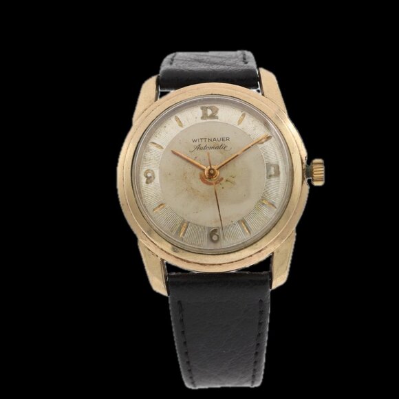 Vintage Wittnauer 2240-SW Men's Automatic Wristwatch 11 ARG Swiss 10k GF - Picture 1 of 5